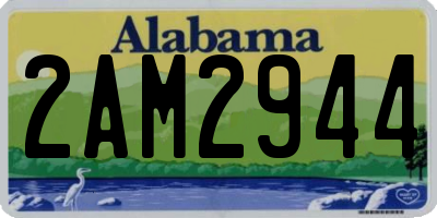 AL license plate 2AM2944