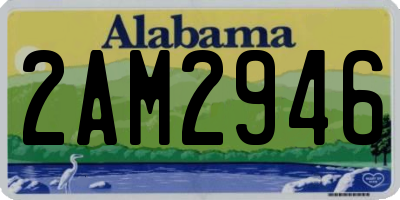 AL license plate 2AM2946