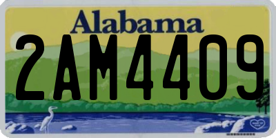 AL license plate 2AM4409