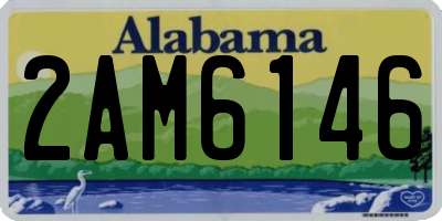 AL license plate 2AM6146