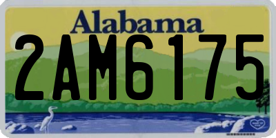 AL license plate 2AM6175