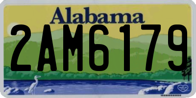 AL license plate 2AM6179