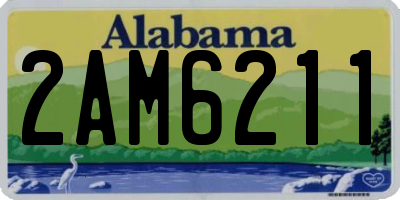 AL license plate 2AM6211