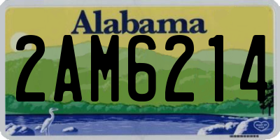 AL license plate 2AM6214