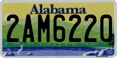 AL license plate 2AM6220