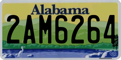 AL license plate 2AM6264