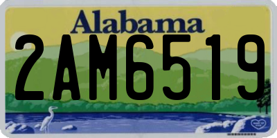 AL license plate 2AM6519