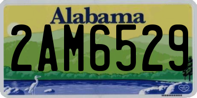 AL license plate 2AM6529
