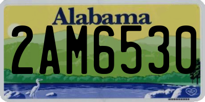 AL license plate 2AM6530
