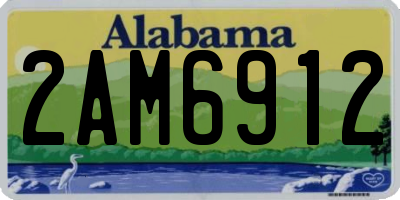 AL license plate 2AM6912