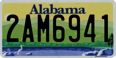 AL license plate 2AM6941