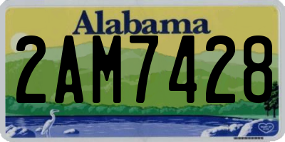AL license plate 2AM7428