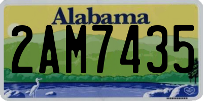 AL license plate 2AM7435
