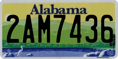 AL license plate 2AM7436