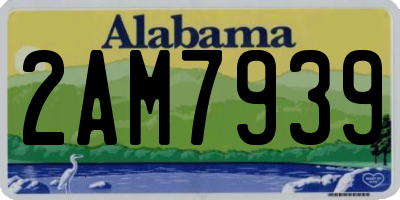 AL license plate 2AM7939