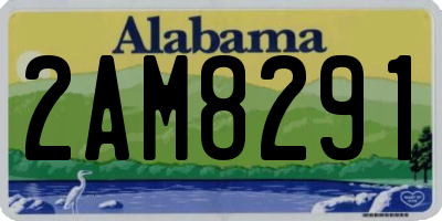 AL license plate 2AM8291