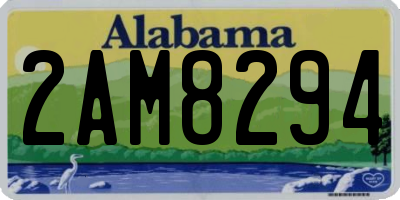 AL license plate 2AM8294