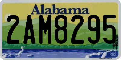 AL license plate 2AM8295