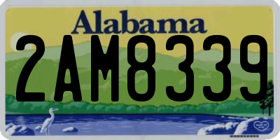 AL license plate 2AM8339