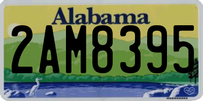 AL license plate 2AM8395