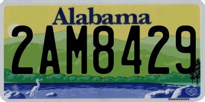 AL license plate 2AM8429