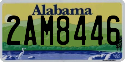 AL license plate 2AM8446