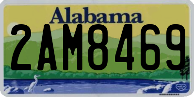 AL license plate 2AM8469