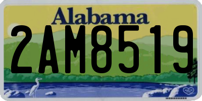 AL license plate 2AM8519