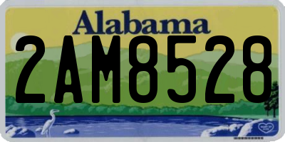 AL license plate 2AM8528