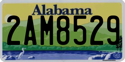 AL license plate 2AM8529