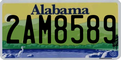AL license plate 2AM8589