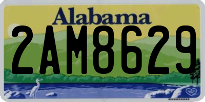 AL license plate 2AM8629