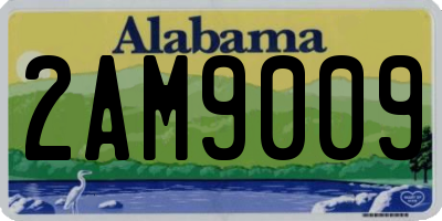 AL license plate 2AM9009