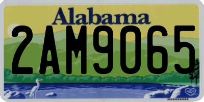 AL license plate 2AM9065