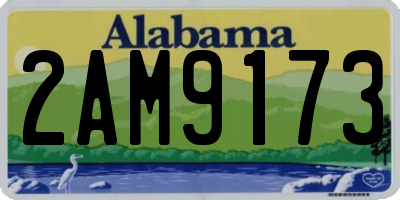 AL license plate 2AM9173