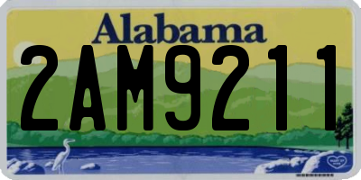 AL license plate 2AM9211