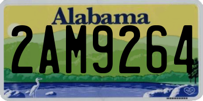 AL license plate 2AM9264