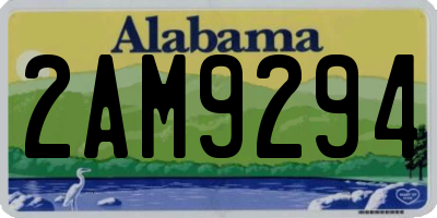 AL license plate 2AM9294