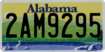 AL license plate 2AM9295