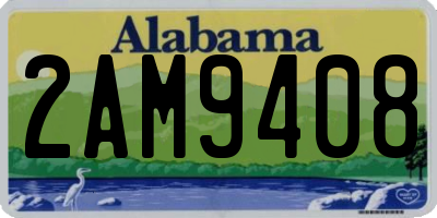 AL license plate 2AM9408