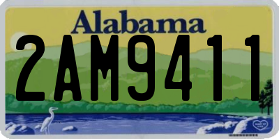 AL license plate 2AM9411