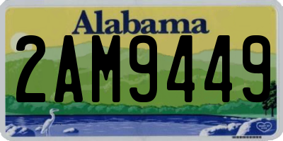 AL license plate 2AM9449
