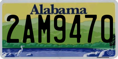 AL license plate 2AM9470