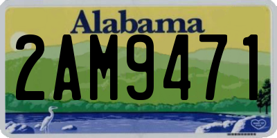AL license plate 2AM9471