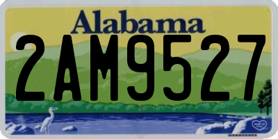AL license plate 2AM9527