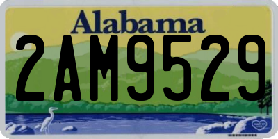 AL license plate 2AM9529