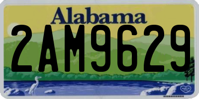 AL license plate 2AM9629