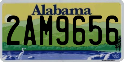 AL license plate 2AM9656