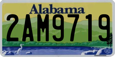 AL license plate 2AM9719