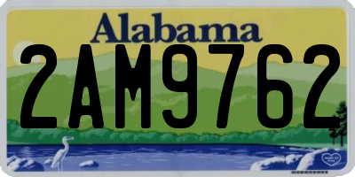 AL license plate 2AM9762